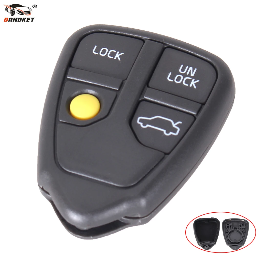 DANDKEY Replacement Shell Remote Case Key Fob For VOLVO XC70 XC90 S40