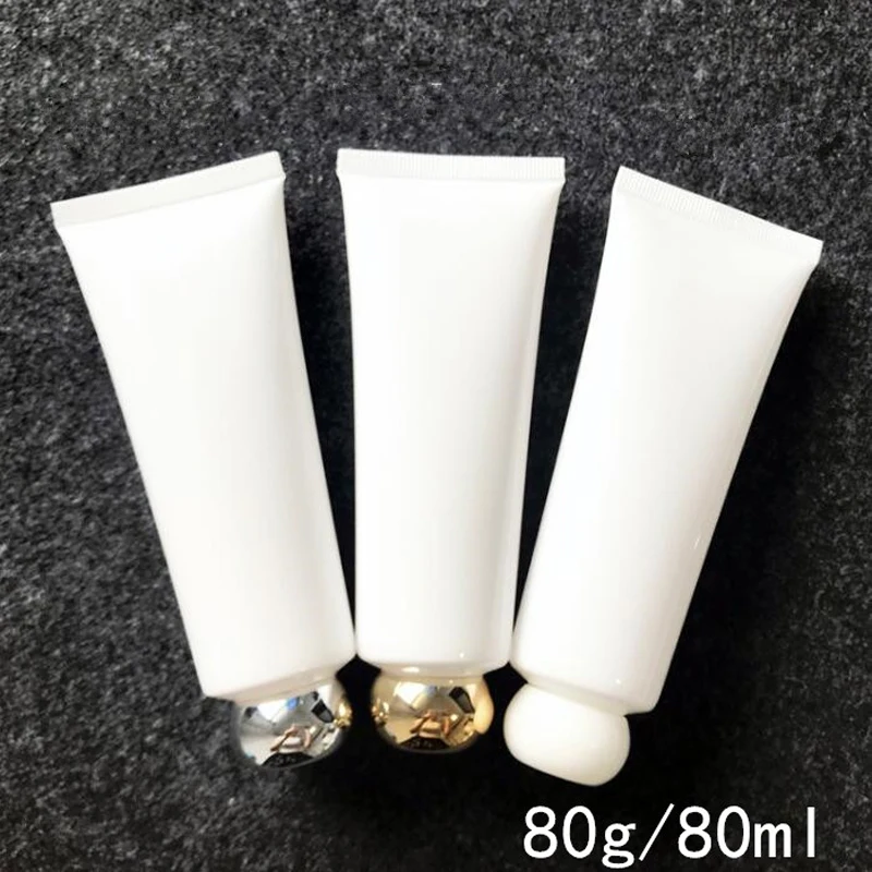 

30ml 50ml 80ml 100ml PE Soft Tubes Empty Cosmetic Sunscreen Foam Cleansing Cream Emulsion Lotion Composite Containers 30pcs/lot