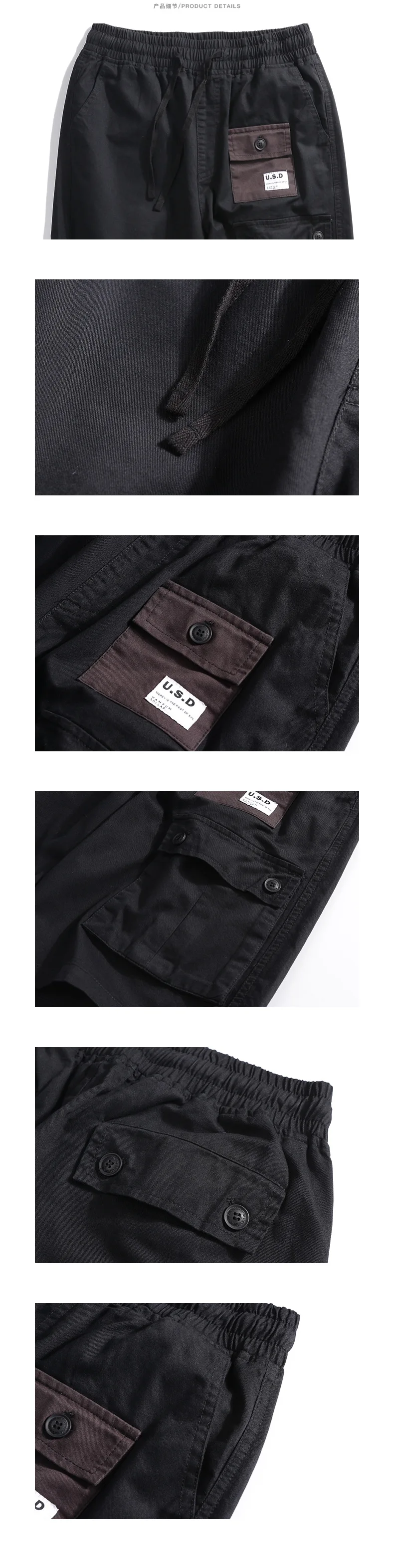 Японский стиль Шикарный Бренд свободные INS мужские и женские парные комбинезоны мужские хип-хоп шорты с несколькими карманами