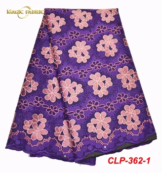 

Fashion Lace Fabrics High Quality For shawl Cotton Lace Fabric Swiss Voile With Stones Swiss Voile Lace In Switzerland CLP-362