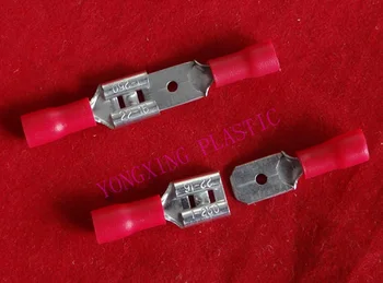 

400pcs/lot FDD1.25-250/MDD1.25-250 wire splice insulated terminal block
