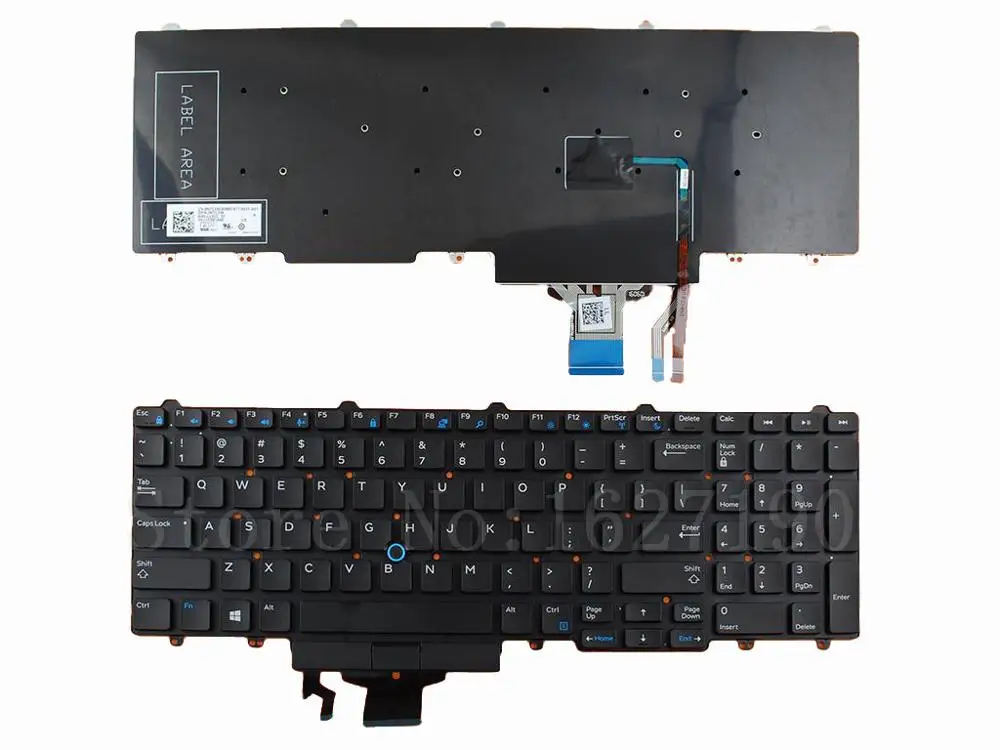 US Keyboard For DELL E5550 BLACK With Point Stick Win8 New Laptop