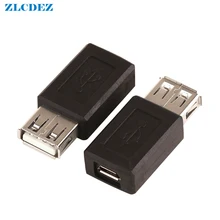 USB 2,0 A Женский к USB Micro Женский адаптер конвертер 100 шт./партия