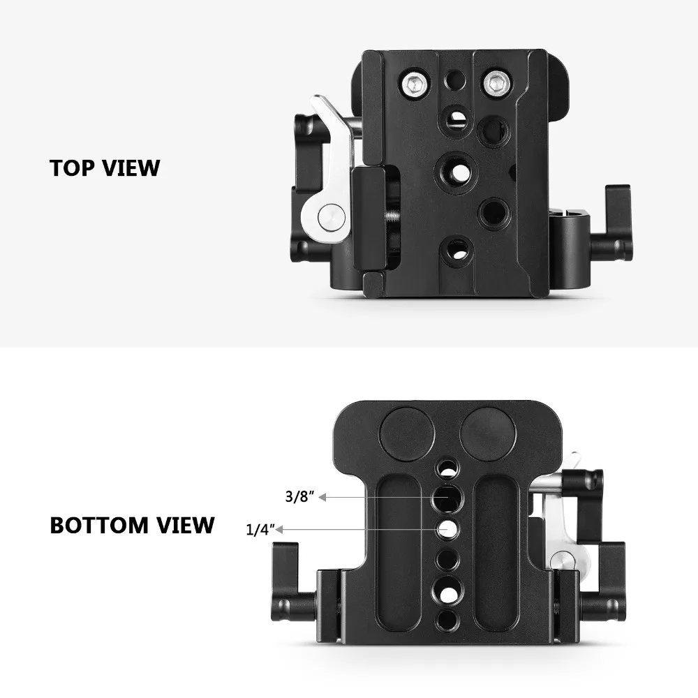  SmallRig DSLR Camera Rig Universal 15mm Rail Support System With Quick Release Arca Plate High Adju