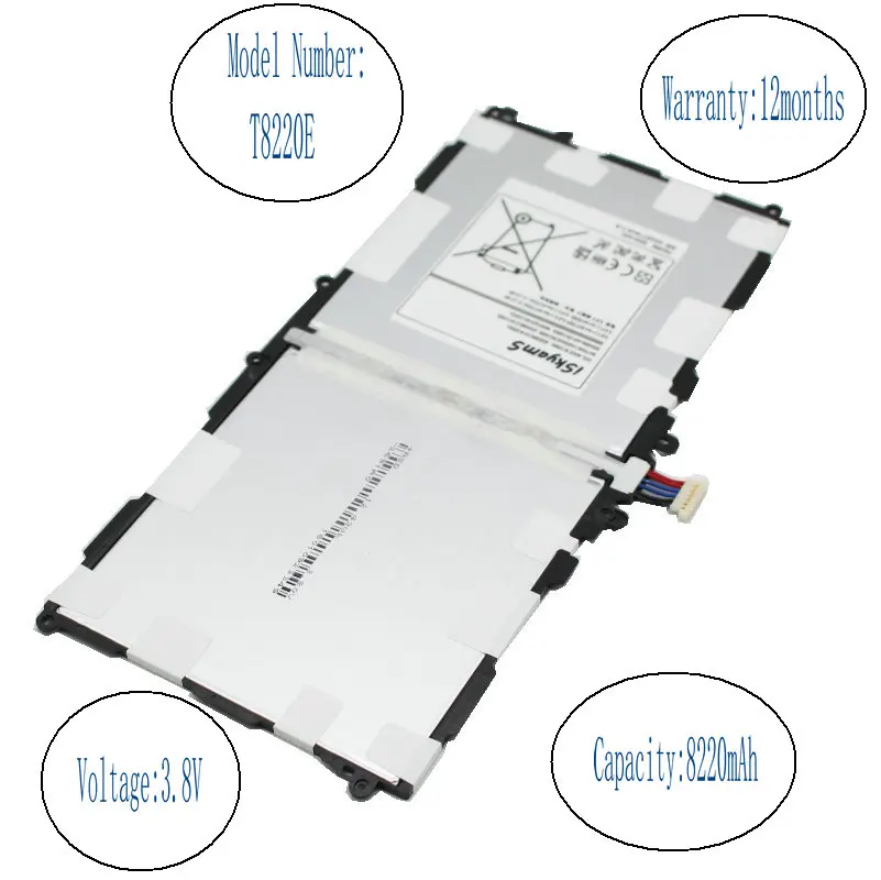 Сменный аккумулятор iSkyamS T8220E T8220C 1 шт. 8220 мАч для Samsung Galaxy Note 10 P600 T520 P601 P605