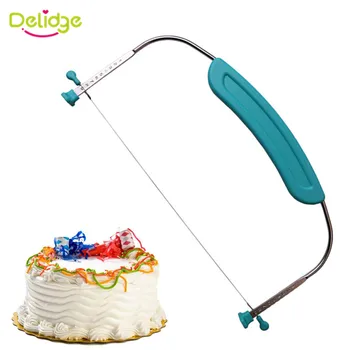 

Delidge 1pc Large Size 34*18.5 cm Stainless Steel Adjustable Cake Slicer Cake Cut Tools Kitchen Accessories Baking Pastry Tools