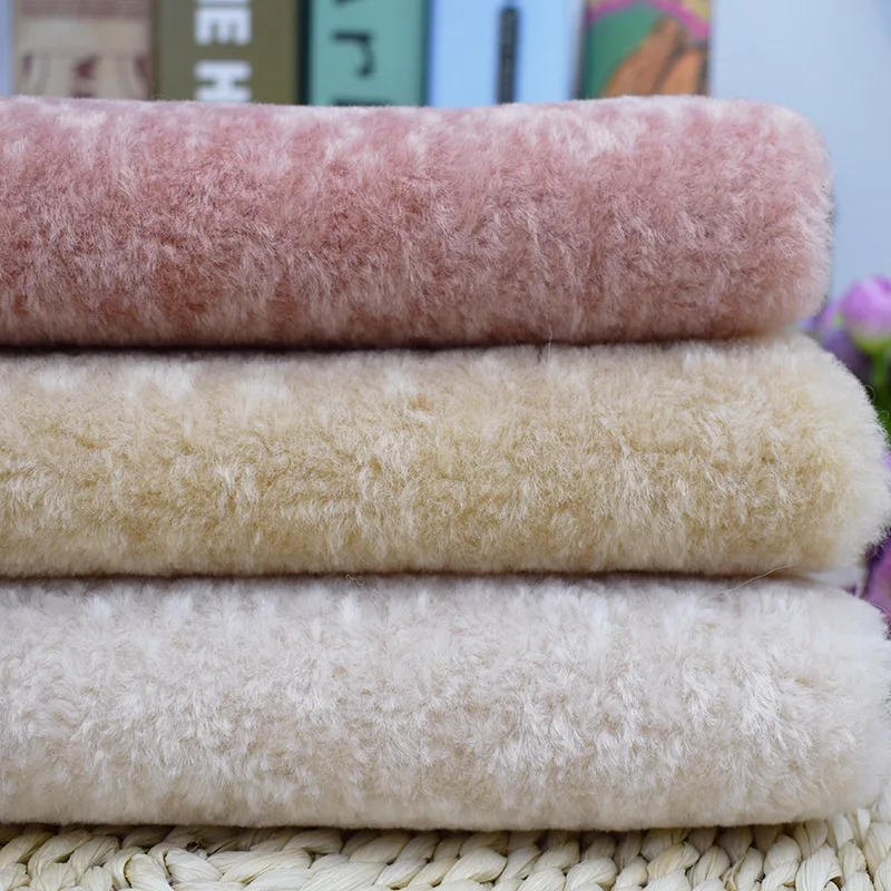 

Alpaca hair ice velvet snow ice flower imitation wool magic color velvet windbreaker down jacket fabric