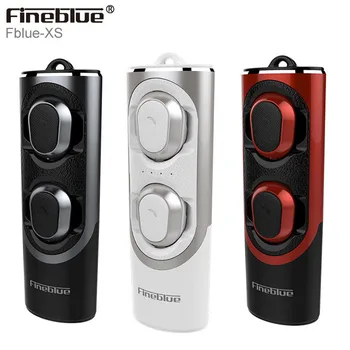 

Fineblue XS Mini dual ear Wireless Bluetooth 5.0 Bass Headset Earbud Sound Binaural Earphones With Magnetic Charging Socket