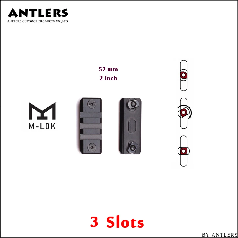 Ferroviário para M-lok Seção de Trilho de Alumínio Sets Bolsa Picatinny Weaver Handguard Âmbito Montar Base Caça Acessórios M-lok 6 - 7 Cheap Acessórios e suporte de extensão