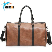 Топ Искусственная кожа улица, спортивный зал сумка Для мужчин Для женщин Обучение дорожные сумки из натуральной кожи Водонепроницаемые Наплечные сумки Фитнес Йога спортивные сумки