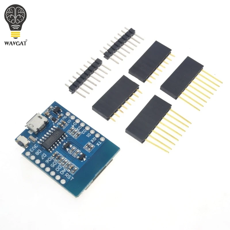 5 комплектов D1 mini NodeMcu 4 м байтов Lua Wi Fi Интернет вещей макетная плата ESP8266 от