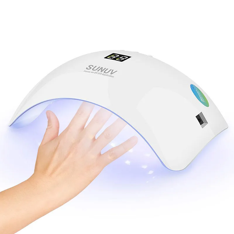 

SUNUV SUN8 LED Nail Dryer 48W Lamp For Manicure Unique Low Heat Mode Nail Gel Dryer For Nail Polish Art Tools