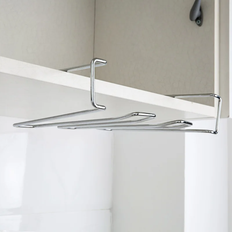 Rack Hook Stemware Gl Wine Hanger Under Cabinet Rack Hook Stemware Gl Wine Hanger Under Cabinet Storage Goblet Bar Kitchen Organization Hanging Holder Cup Shelf In Racks From Home