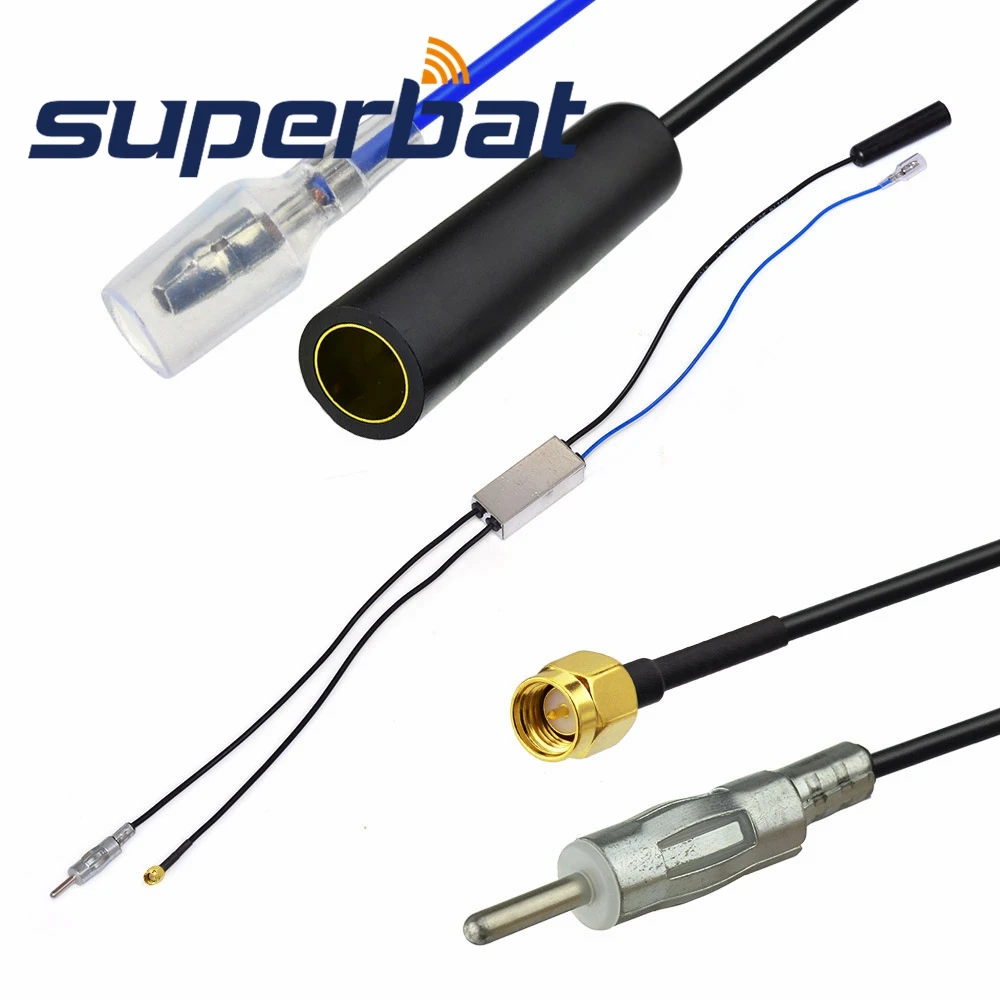 Superbat FM/AM/DAB автомобиля радио антенна конвертер/разветвитель разъем SMA для зоне DAB