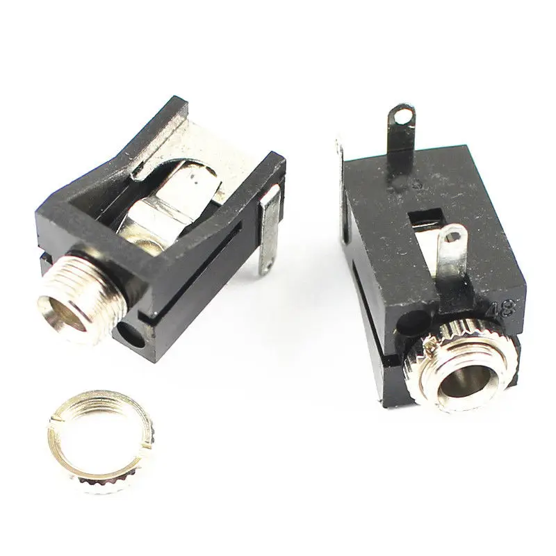 5 Pcs 3.5mm 1/8 Female Audio Connector 3 Pin DIP Stereo Headphone Jack