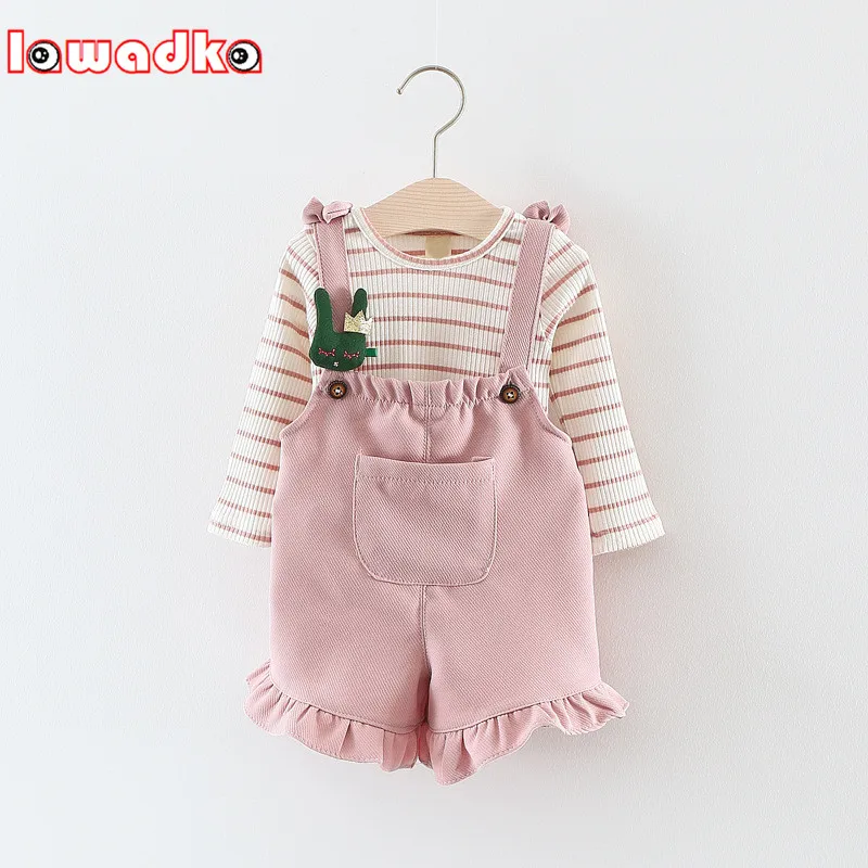 Детский хлопковый комбинезон в полоску на весну|baby girl clothes|baby clothingbaby clothing set |