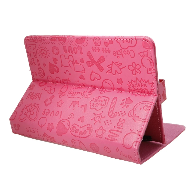 

7" Tablet PC Universal PU Leather Case Cover Invisible Magnetic Button