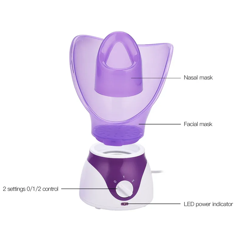 Skup Kobiety parownik do twarzy osobisty Sauna Spa urządzenia do gotowania na parze nawilżająca skóra profesjonalne Nano jonowe spryskiwacz do twarzy porów Cleaner 31