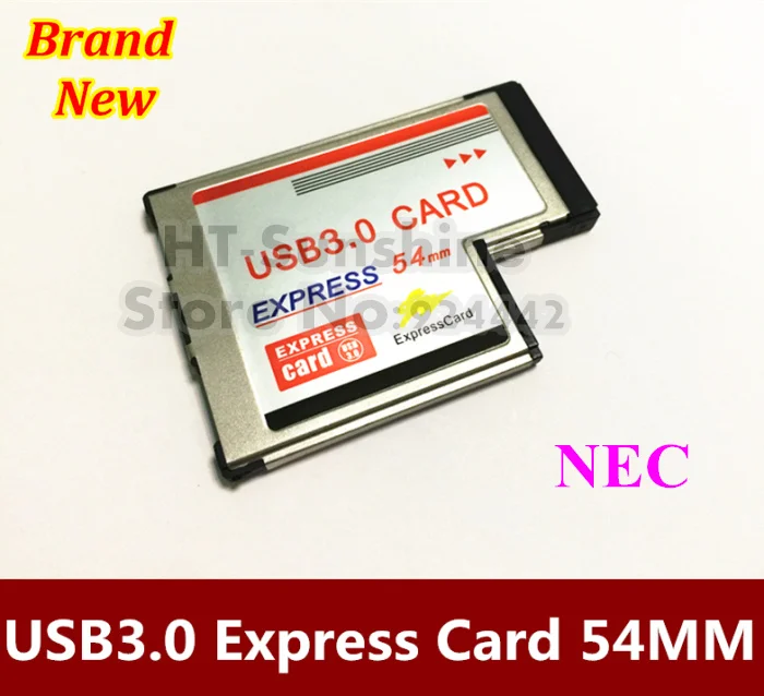 

USB 3.0 PCI Express Card Adapter 5Gbps Dual 2 Ports HUB PCI 54mm Slot ExpressCard PCMCIA Converter For Laptop Notebook