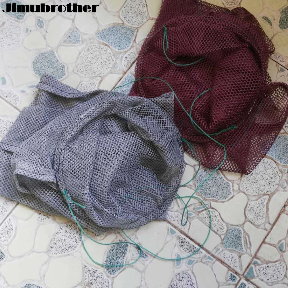 

75cm fish bag with ring fishing gear product small Mesh Foldable fyke net all for cheap fishing accessories suppliers 2pcs/lot