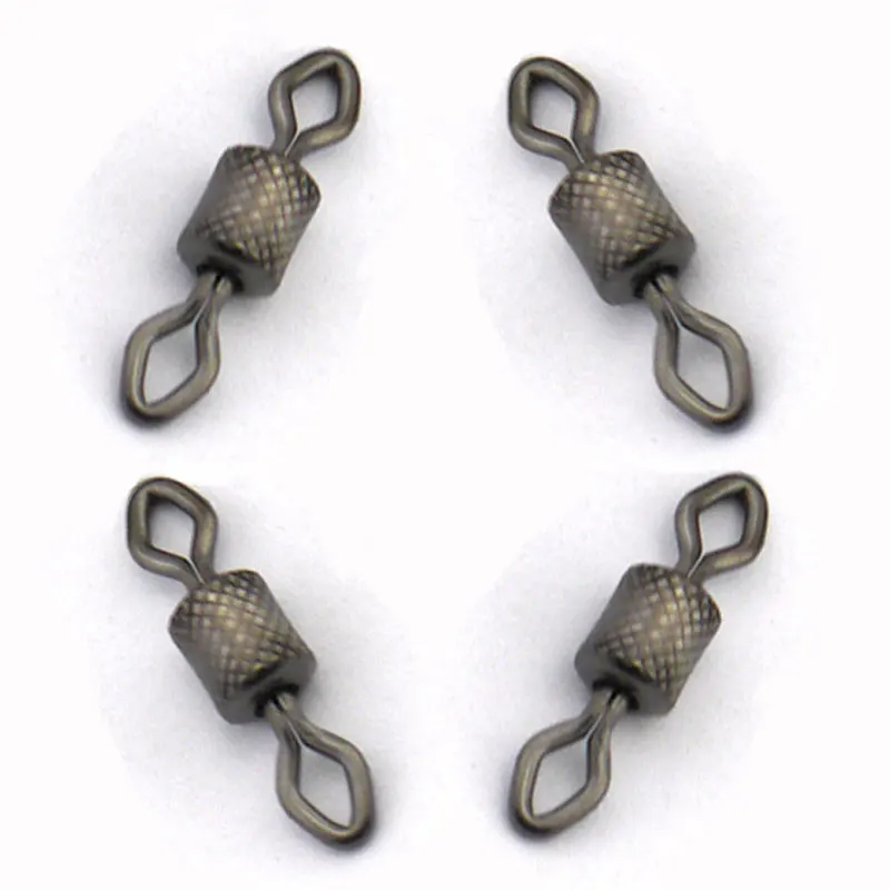 [1000pcs] Fishing Swivels Diamond Eye Rolling Swivel Sabiki Rigging