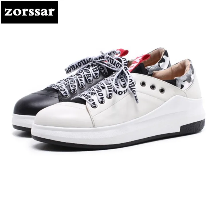 {Zorssar} Genuine cow Leather Fashion Women Shoes casual flat shoes for women Sneakers platform Flats Loafers Female Lazy shoes {Zorssar} Genuine cow Leather Fashion Women Shoes casual flat shoes for women Sneakers platform Flats Loafers Female Lazy shoes
