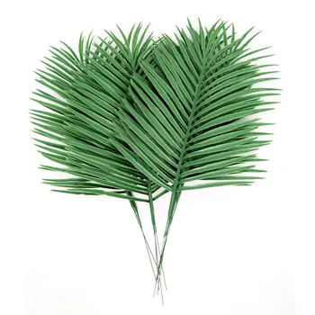 

Artificial palm leaves 10pcs Green plants Decorative / artificial flowers for decoration / wedding decoration / 54cm long