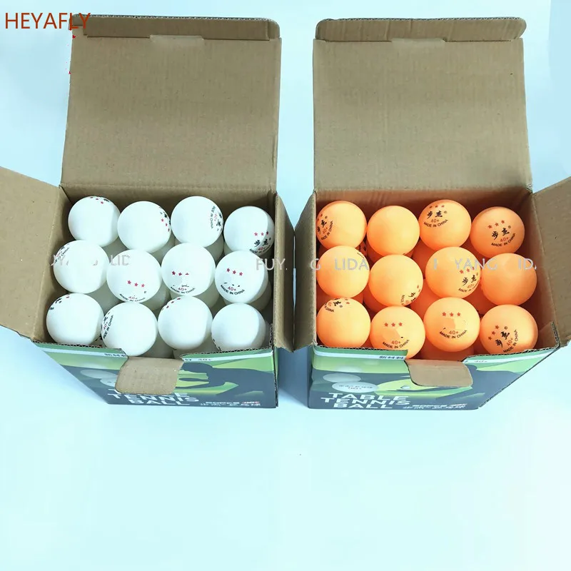 

Three Stars High Quality Table Tennis 60/120 Packaging 40MM ABS ROHS Material Competition Training Pingpong Ping-Pong Ball