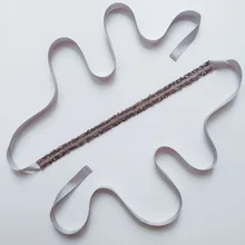 Ayicuthia ручной работы с украшением в виде кристаллов Свадебные ремни золотого, серебряного цвета свадьбное платье со стразами пояс официальные свадебные аксессуары для свадьбы свадебный лента