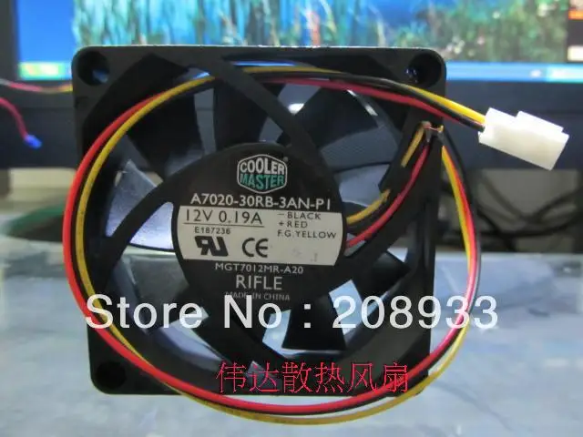 Для CoolerMaster 7020 DC 12V 0.19A A7020 30RB 3AN P1|coolermaster fan|coolermaster laptopcoolermaster v8 |