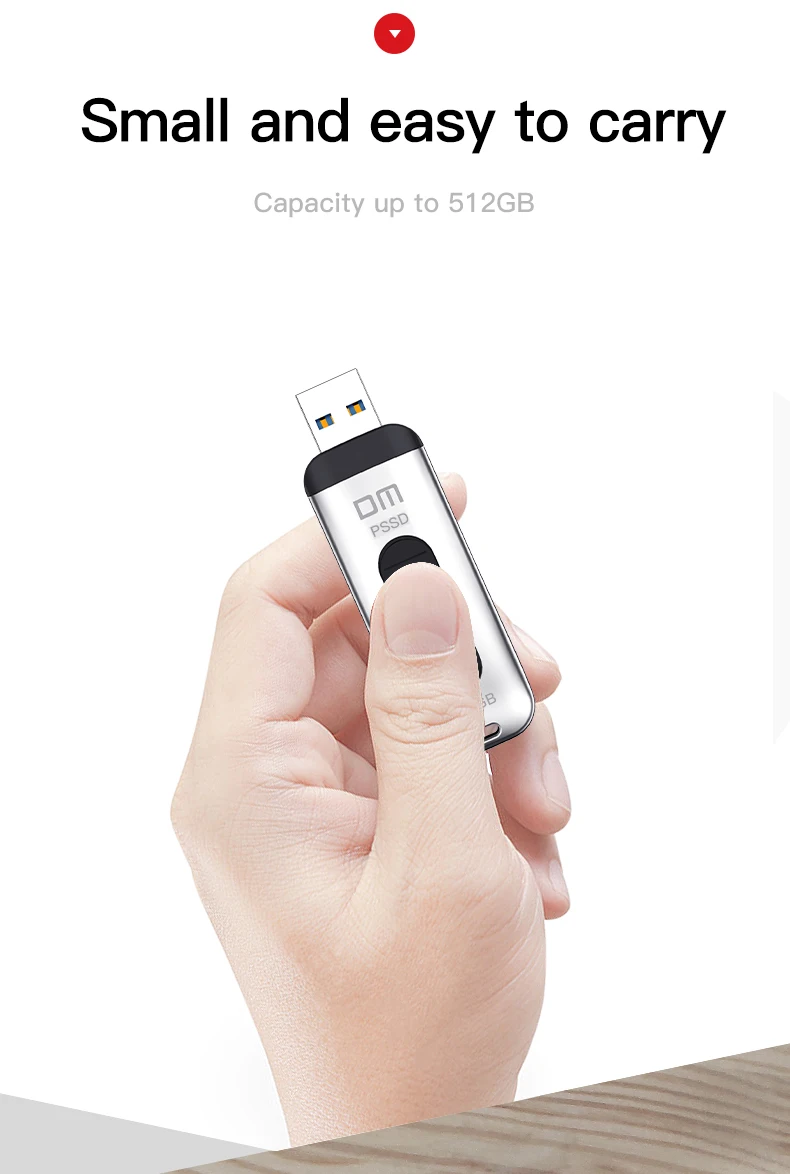 DM внешний SSD USB3.1 USB3.0 128GB 256GB жесткий диск Портативный твердотельный накопитель