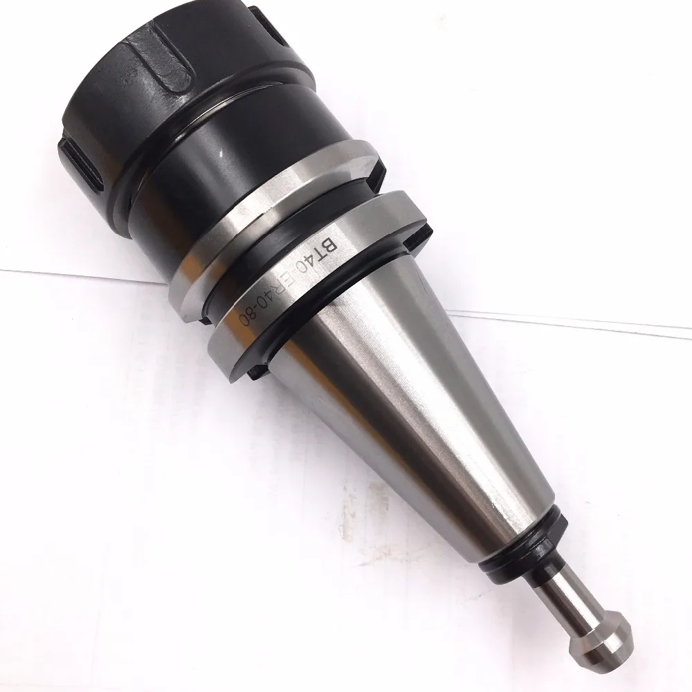 

BT40 Toolholder ER40 Collet Chuck Tool Holder L80mm Max Speed 10000rpm CNC Milling New