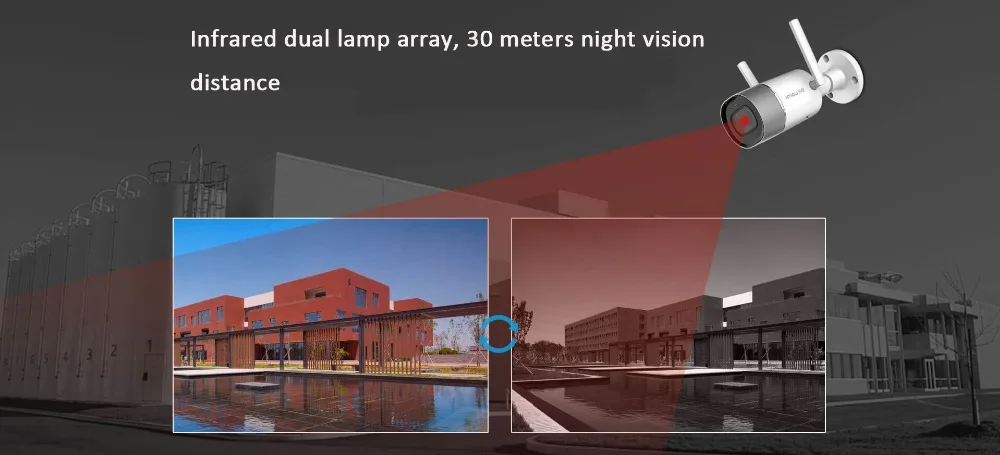 2MP ip-камера наружная WiFi домашняя камера безопасности Встроенный микрофон беспроводное наблюдение Wi Fi пуля водостойкий металлический