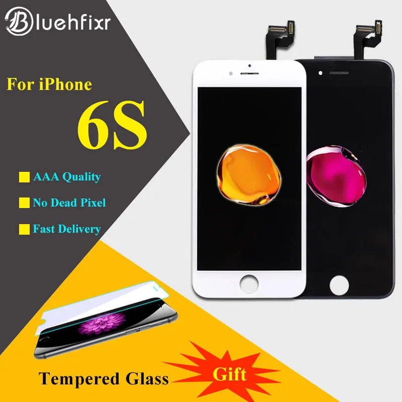 

3D Touch For iPhone 6S LCD Display Touch Screen Digitizer Assembly Phone Replacement Parts LCD For iPhone 6S Screen Black White