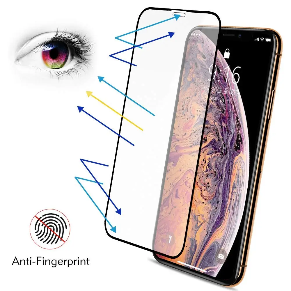 

Tempered Glass For iPhone X XR XS MAX Matte Screen Protector Anti Fingerprint Frosted Protective Glass For iPhone 8 7 6 6s Plus