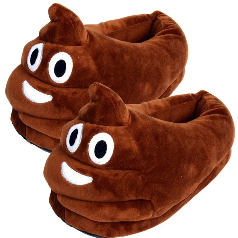 Lovely-Emoji-Valentine-Gift-Poo-Plush-Slippers-Expression-Men-Women-Home-Slipper-Children-Shit-Warm-House