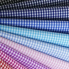 Светильник, окрашенный в пряже, в клетку, хлопковый материал, подкладка из текстиля