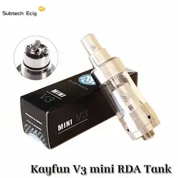 Электронная сигарета kayfun Mini V3 rda распылитель Регулировка воздушного потока Ремонтопригодный RBA танк распылитель VS Taifun gts kayfun v4 vape танк