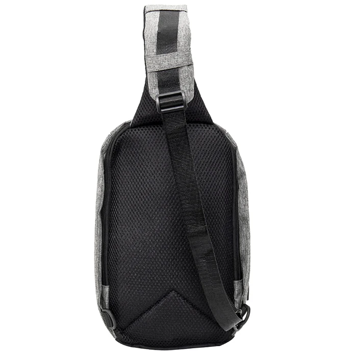 Противоугонная мужская сумка через плечо через USB рюкзак ткань Mochila