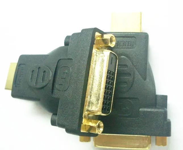 Позолоченные DVI24 + 1 P Женский к HD 19 разъем DVI адаптер|Соединители| |