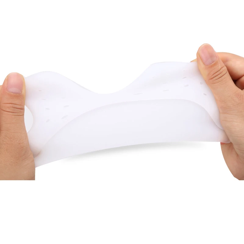 Separador do Dedo do pé Protetor para Pointe Sapatos de Ballet Capa de Gel de Cuidados com os Pés Par de Silicone Pointe Pedicure Separateur Orteil 20 Toe Cap 8 Beleza e saúde