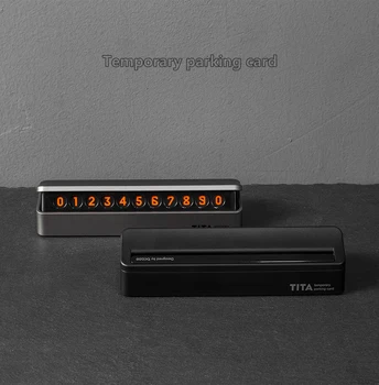 

Car temporary parking card hidden luminous phone number card for Toyota corolla rav4 camry prius hilux avensis verso Yaris auris