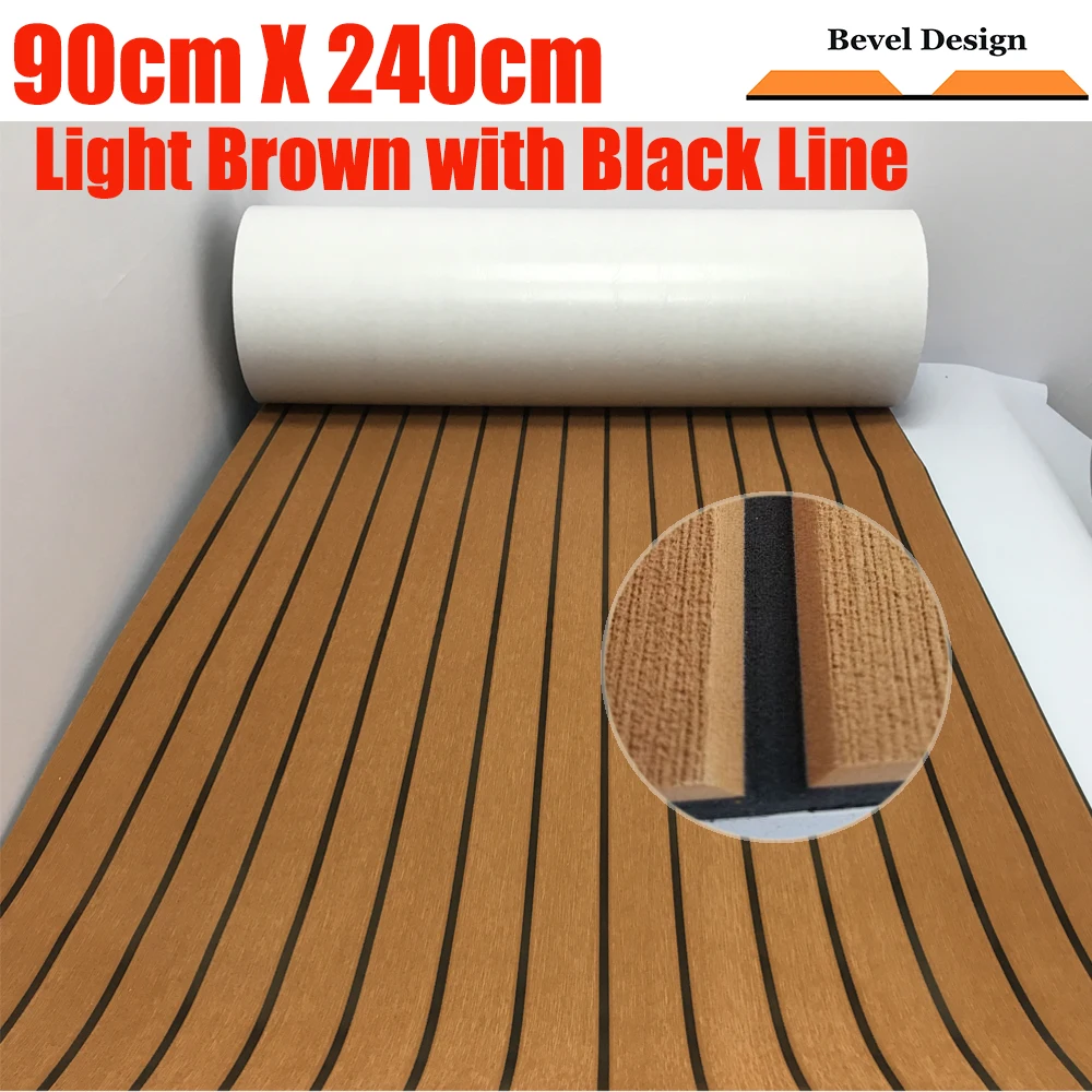 Waakzaam Stapel Voorzien Opgewaardeerd Teak Decking Sheet Yacht Boot Vloeren Antislip Tapijt Mat  90cm24 0 Cm/35.4 "94.5" lichtbruin In Zwart Marine Accessoires - AliExpress  Auto´s & Motoren