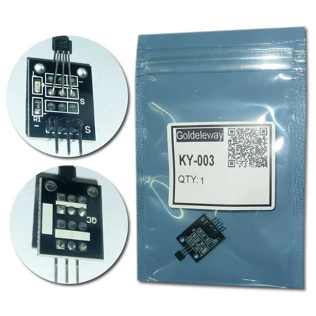 Стандартный модуль датчика тока холла Магнитный для Arduino AVR Smart CarsPIC KY 003|Датчики| |