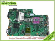V000198040 Laptop Motherboard For toshiba satellite A500 A505 intel GM45 DDR2 Mainboard