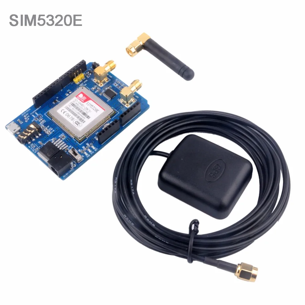 SIM5320E 3G Development Board Kit Module Quad-band GSM GPRS EDGE+Antenna with Audio Interface for Arduino FZ2581 SIM5320E 3G Development Board Kit Module Quad-band GSM GPRS EDGE+Antenna with Audio Interface for Arduino FZ2581