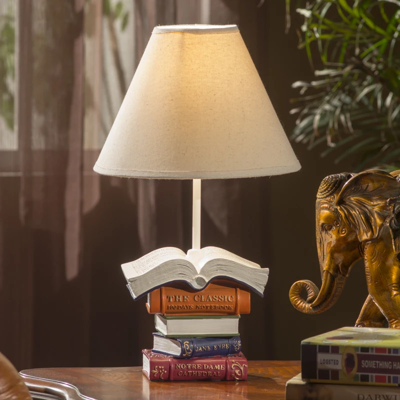 Home Furnishing table lamp European classical bedroom table lamp study