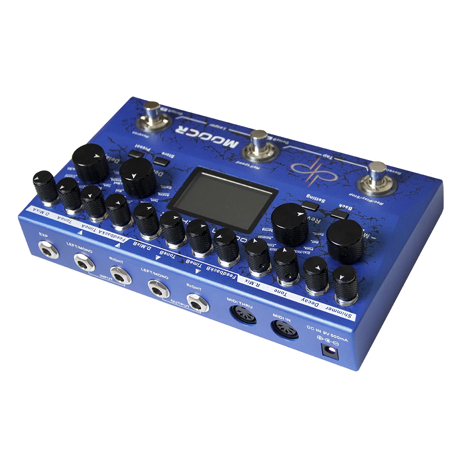 Mooer Ocean аппарат задержки и реверберации стоп эффект Midi программируемые полные