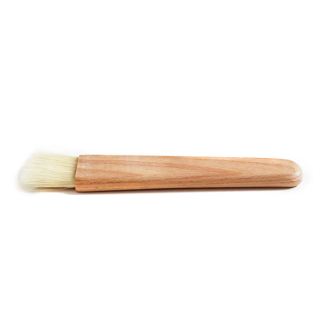 Cream Wood Handle Baking Tools Home Practical Utensil Durable Artificial Bristle Basting Oil Cooking BBQ Brush Pastry Portable | Дом и сад