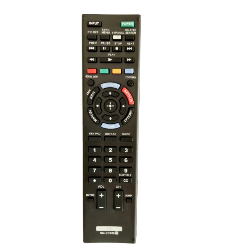 

Remote Control RM-YD103 For SONY Bravia LED HDTV KDL - 32W700B 40W580B 40W590B 40W600B 42W700B XBR-55X800B KDL60W630B2